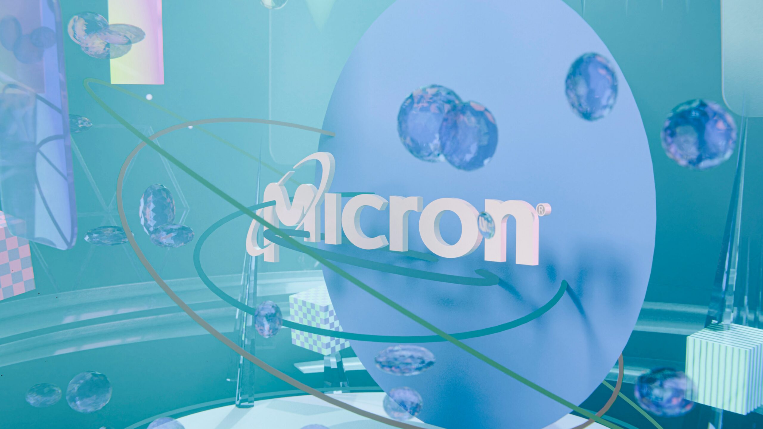 Micron earnings: a memory chip on a circuit board