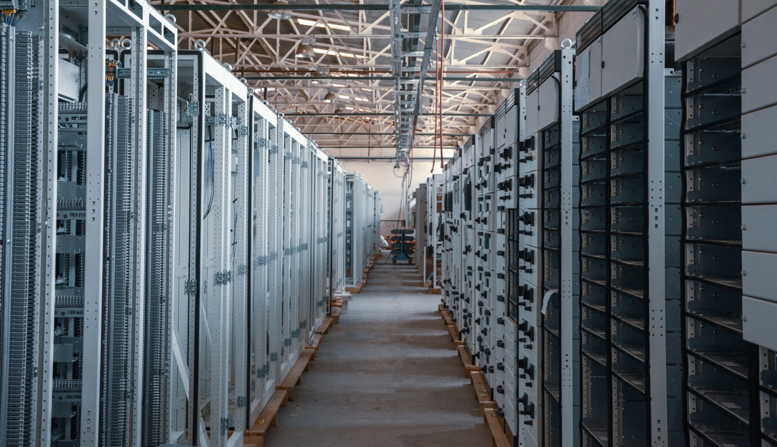 Hard disk drives in a data centre rack after the Micron earnings and storage selloff
